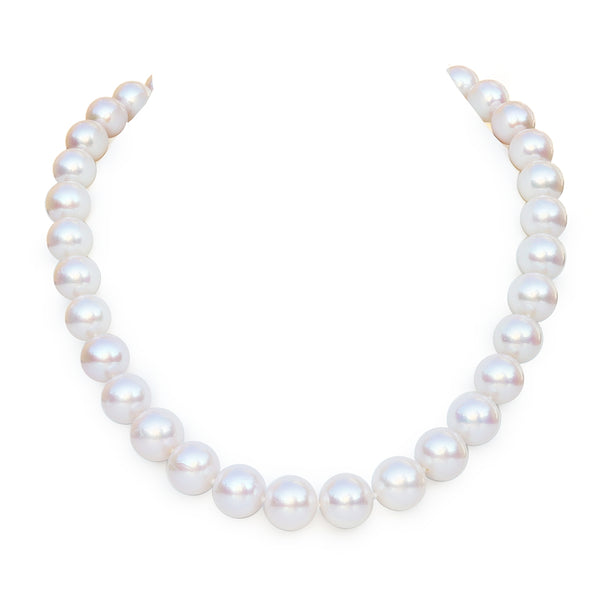 11mm to 14mm Edison White Pearl Necklace