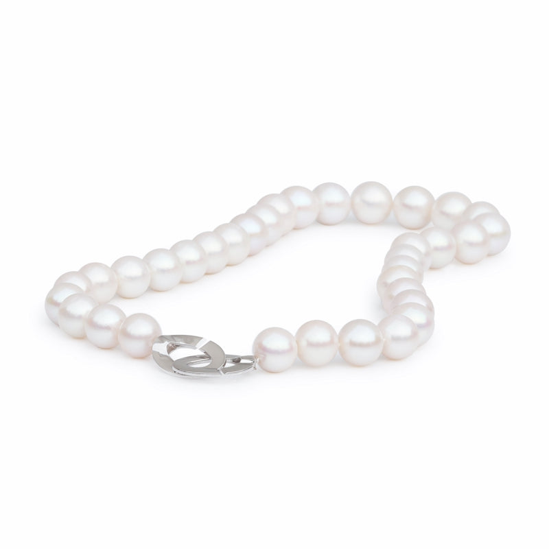 11mm to 14mm Edison White Pearl Necklace