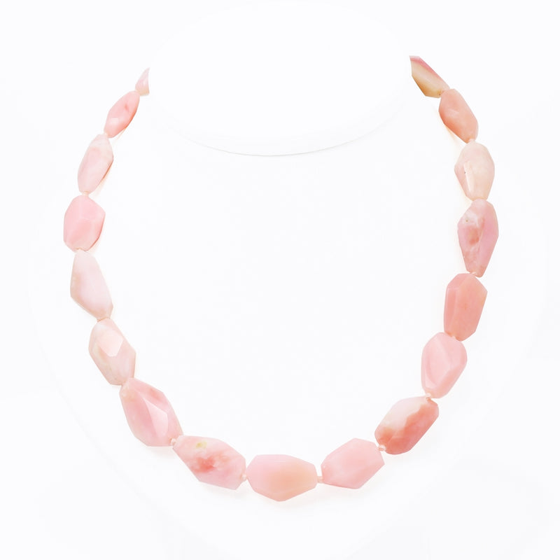 Peruvian Pink Opal Necklace N23