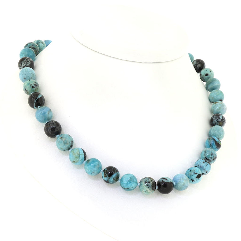 African Blue Opal Necklace