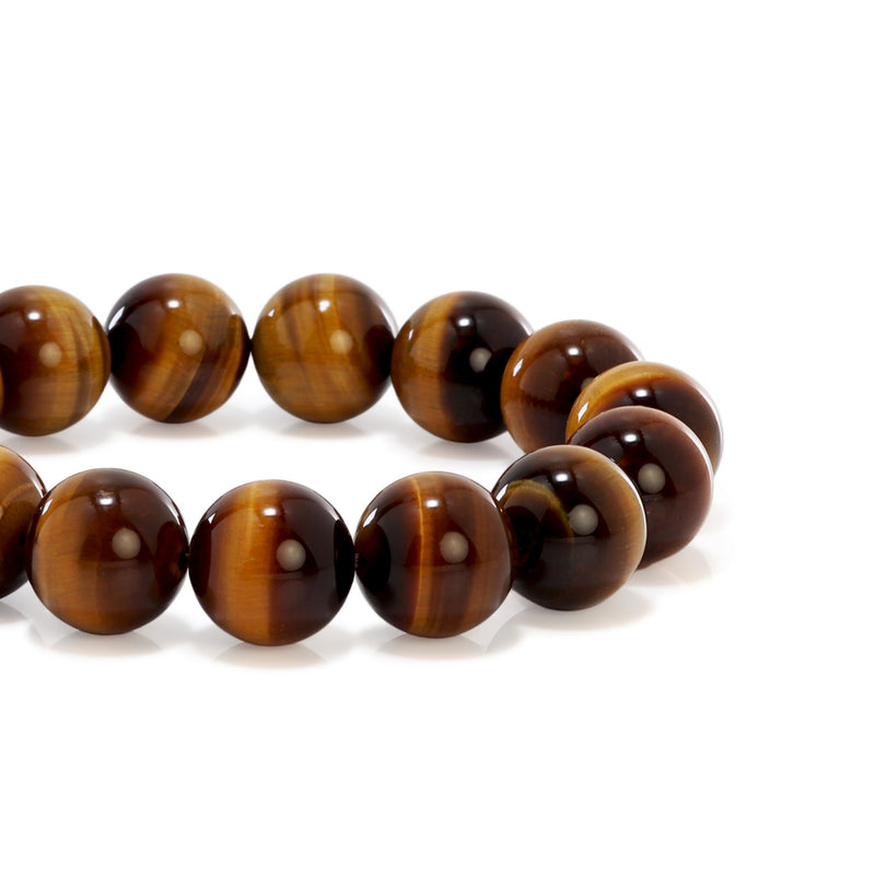 Tiger's Eye Elasticated Bracelet