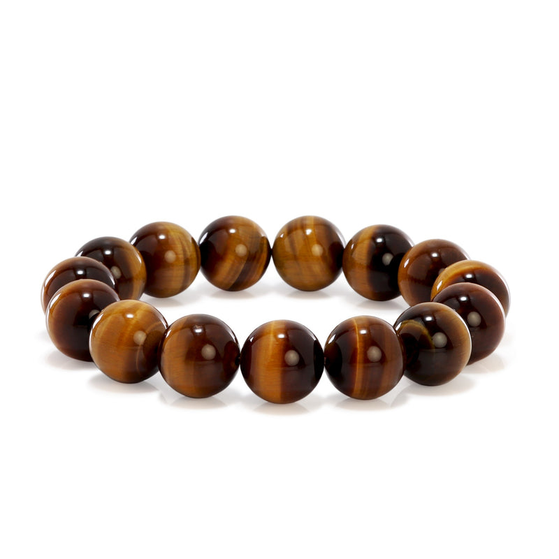 Tiger's Eye Elasticated Bracelet