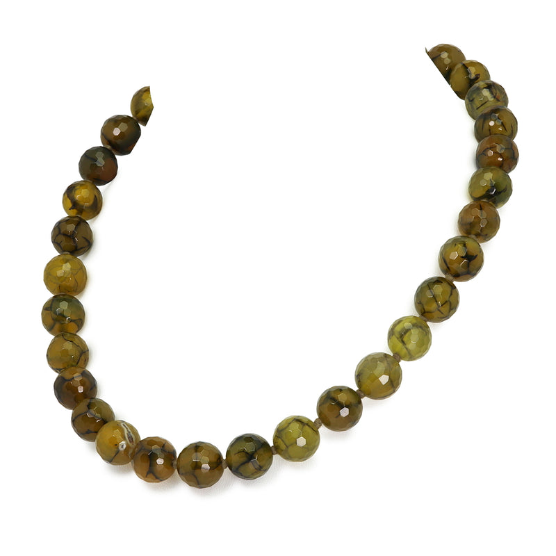Dragon Vein Agate Necklace