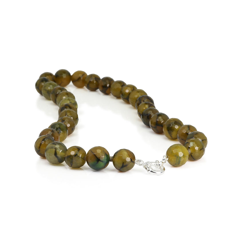 Dragon Vein Agate Necklace