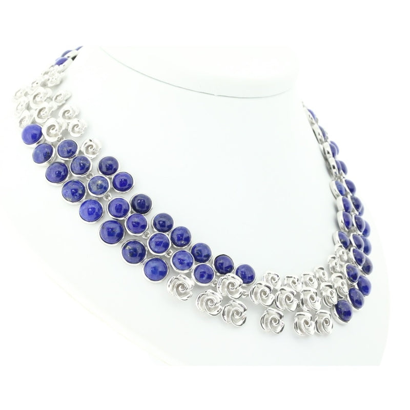Babylon Lapis Lazuli & Sterling Silver Necklace