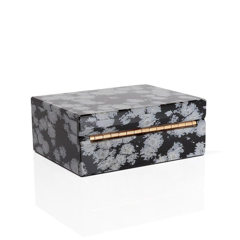 Snowflake Obsidian Box