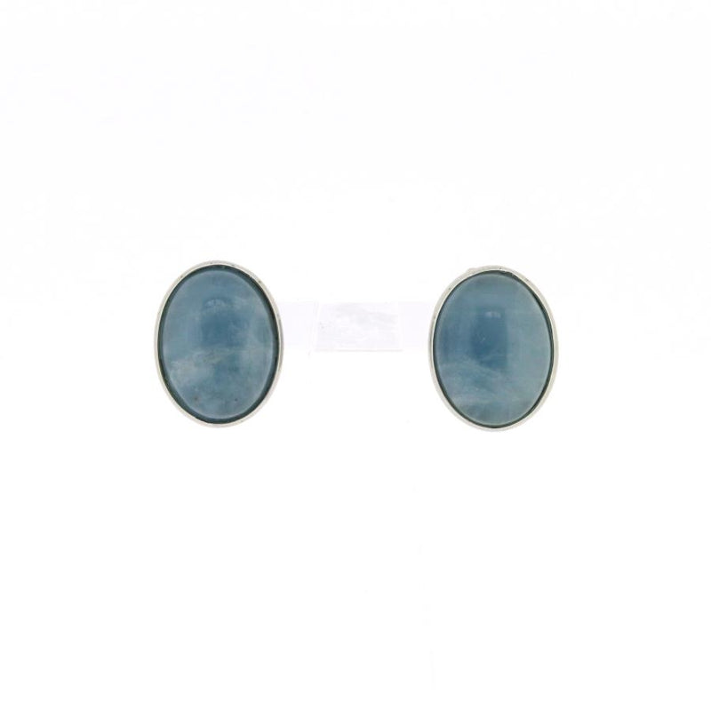 Aquamarine Clip on Earrings