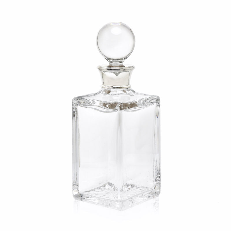 Sterling Silver & Lead Crystal Decanter