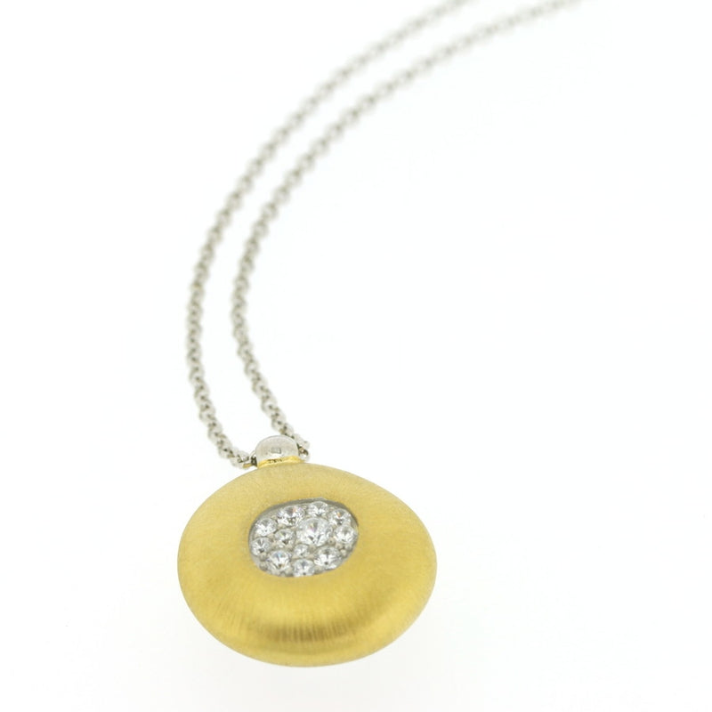 Luna Gilded Sterling Silver Pendant CLEARANCE SAVE £25