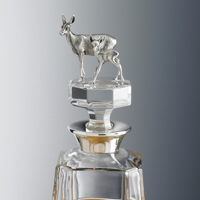 Tyrol Sterling Silver & Lead Crystal Decanter
