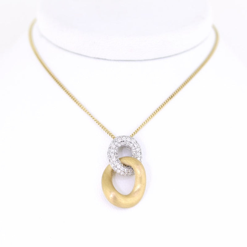 Fenella Diamond 18ct Gold Pendant
