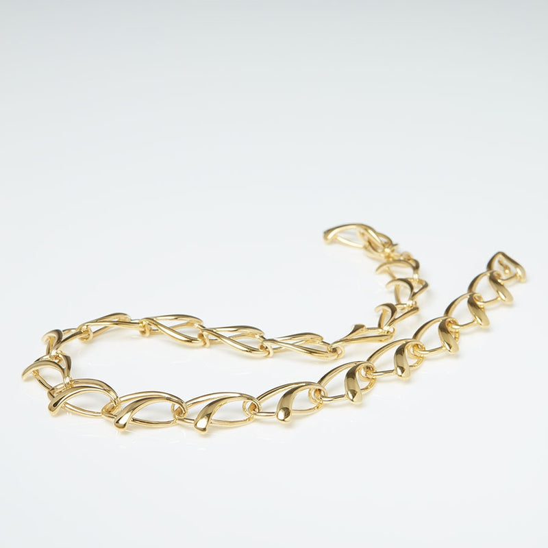 Gilded Sterling Silver Nerine Necklace