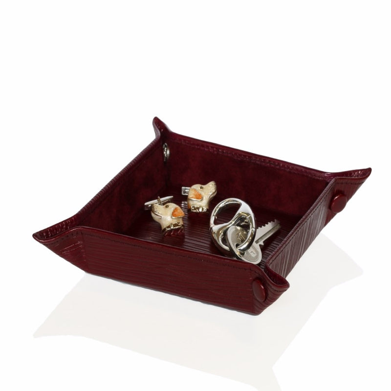 Leather Jewellery Tray or Nightstand