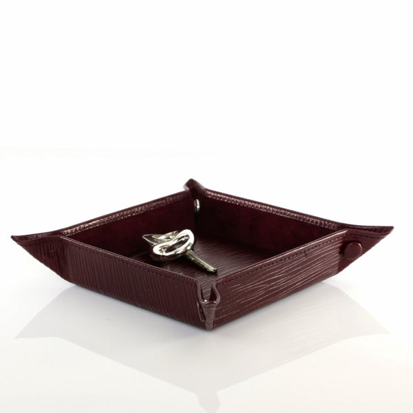 Leather Jewellery Tray or Nightstand