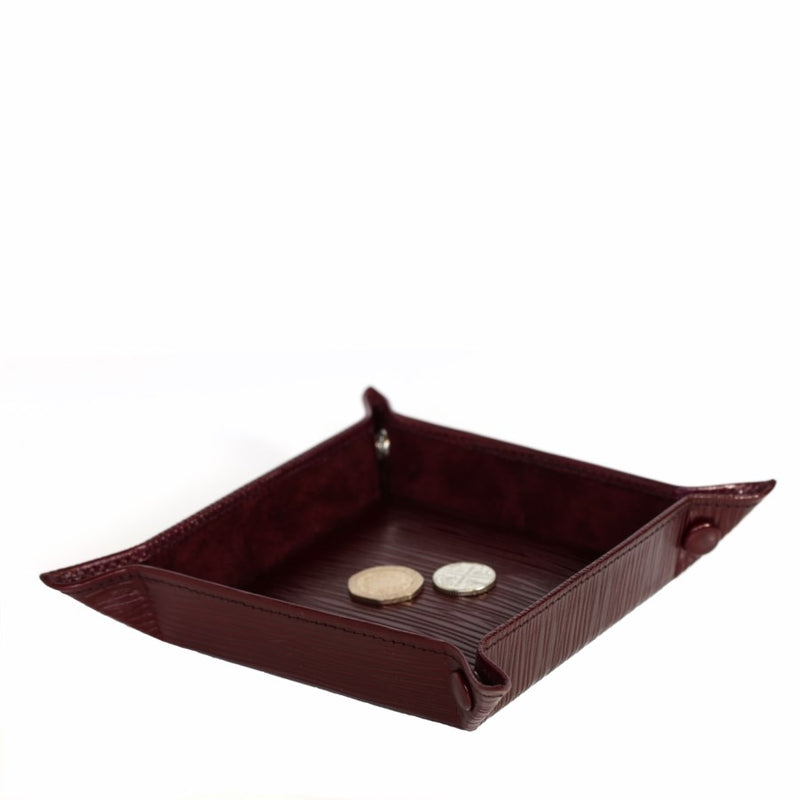 Leather Jewellery Tray or Nightstand
