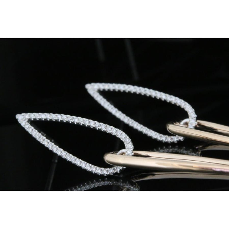 Arabella 18ct Rose Gold & Diamond Earrings