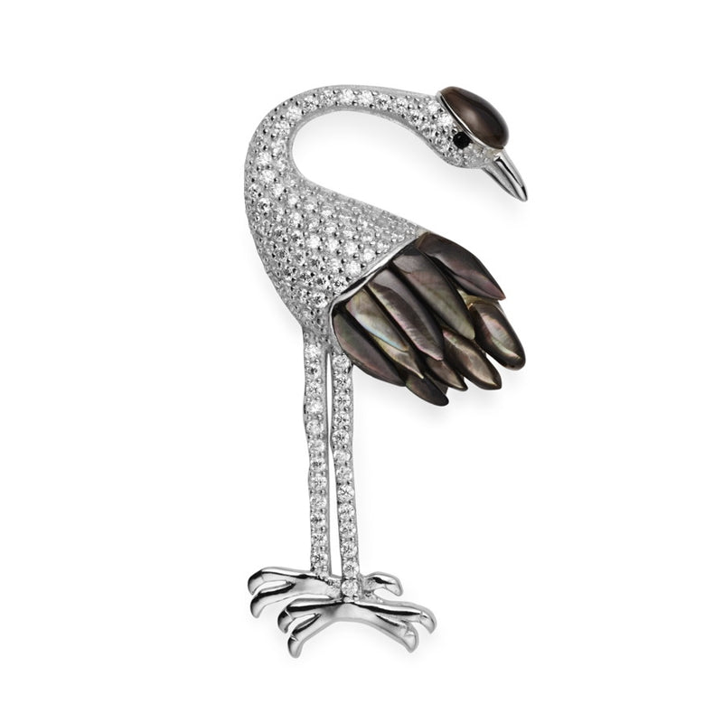Kyoto Sterling Silver & MOP Brooch