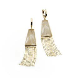 Lambada Rutilated Quartz Earrings CLEARANCE save £25