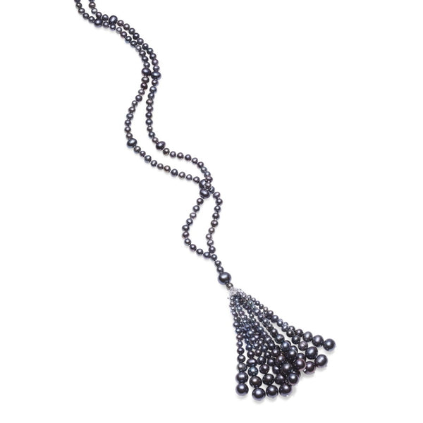 Lulu Black Pearl Necklace