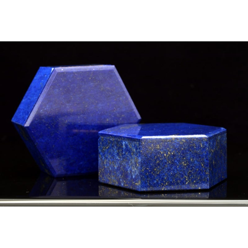 Hexagonal Lapis Lazuli Box