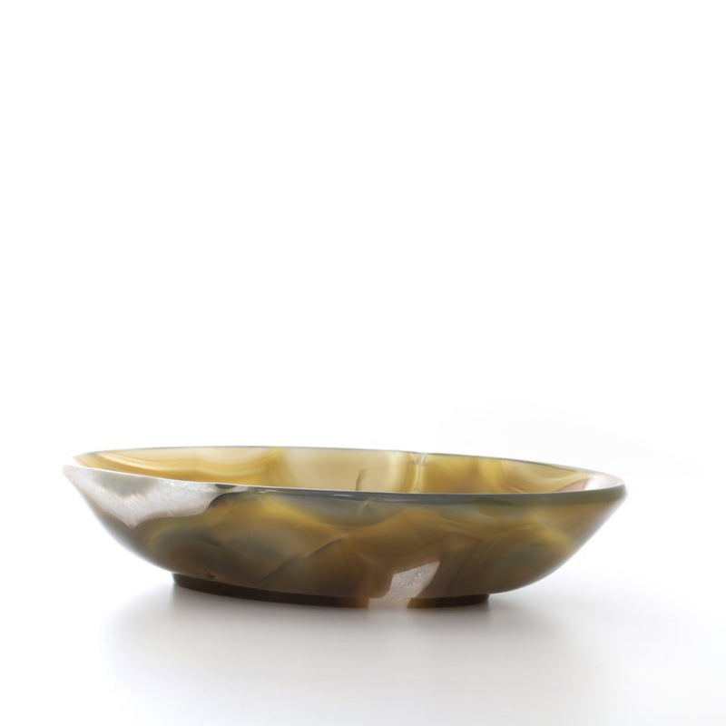 M345 Oval Agate Bowl