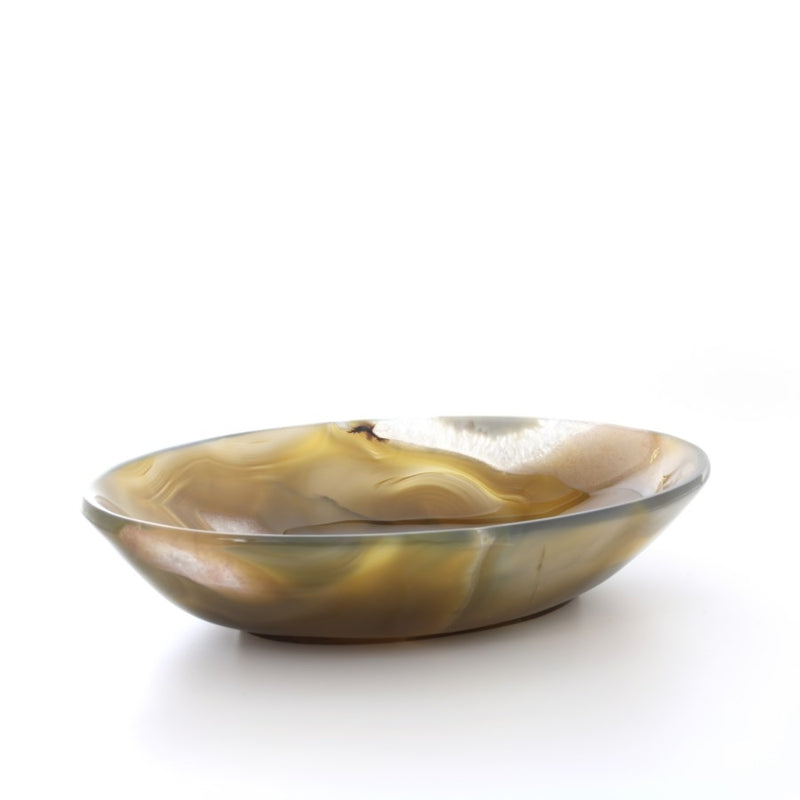 M345 Oval Agate Bowl