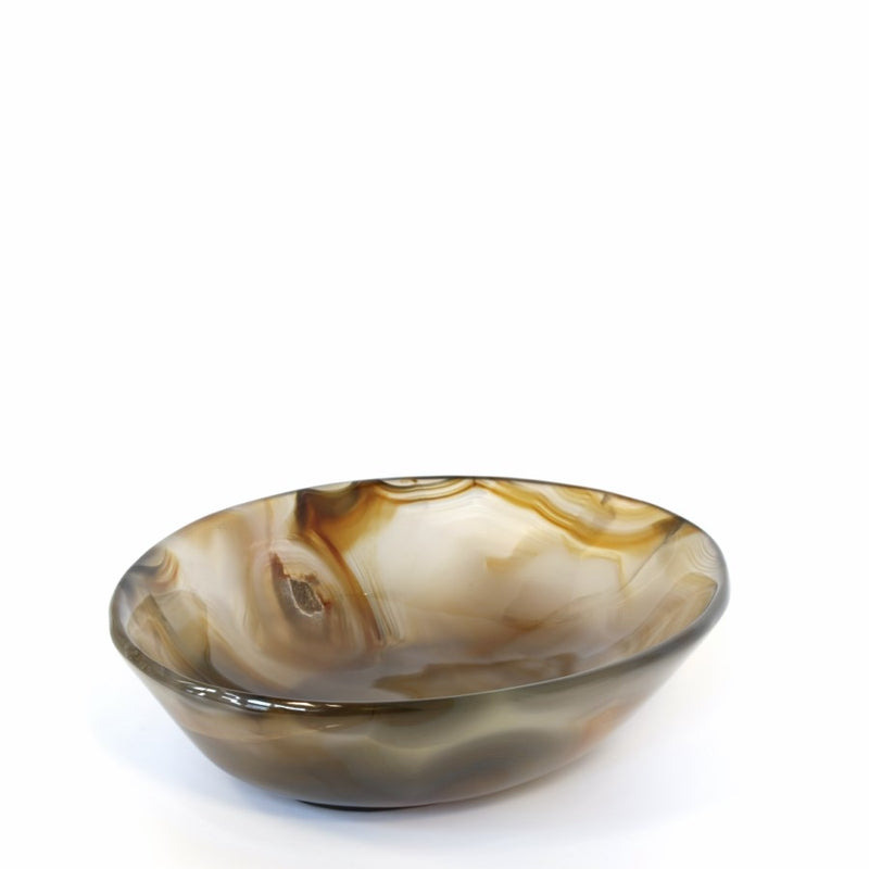 M347 Oval Agate Bowl