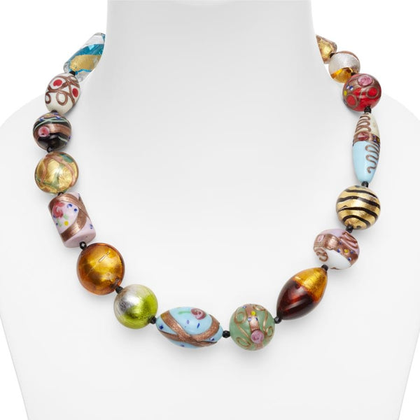 Masquerade Murano Glass Necklace