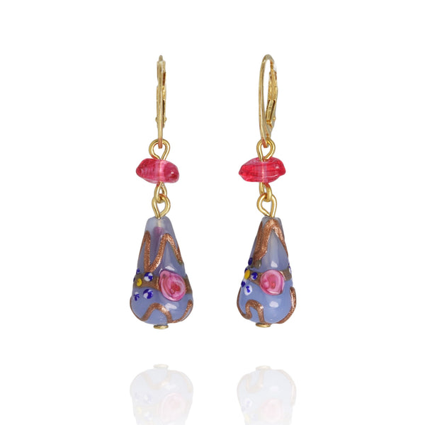 Romance Murano Glass Earrings S52A