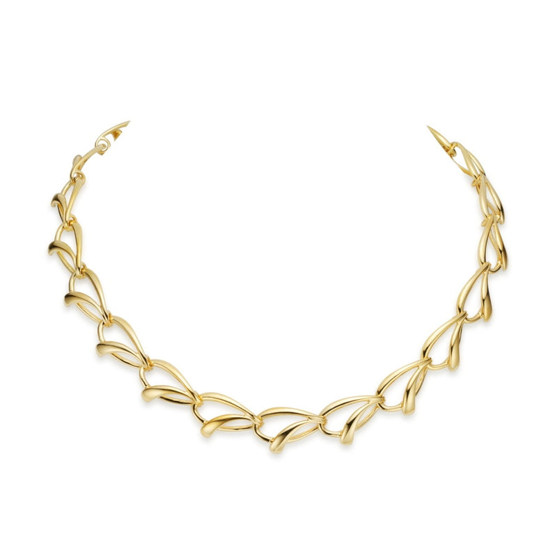 Gilded Sterling Silver Nerine Necklace