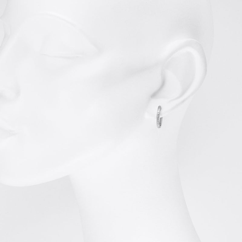 15mm Pink Edison Pearl 18ct White Gold & Diamond Earrings