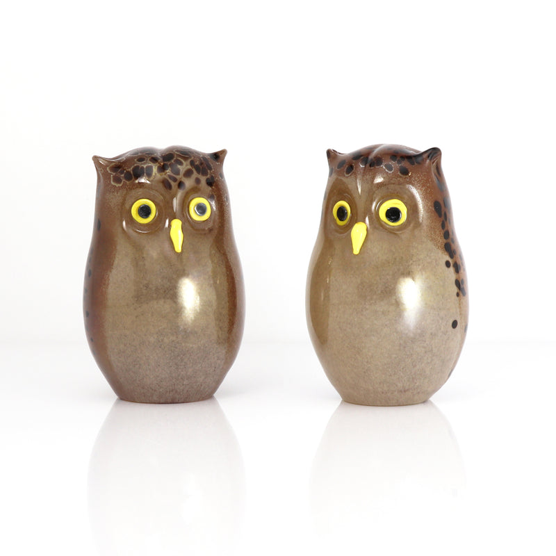 Little Owl English Art Glass Paperweight