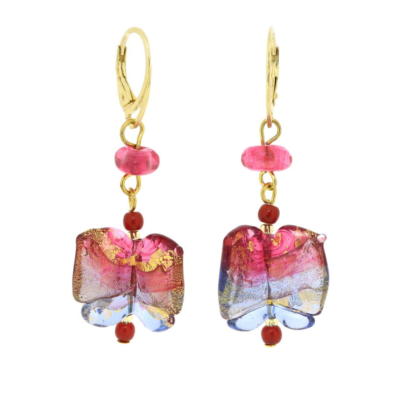 Mariposa - Murano Glass Butterfly Earrings