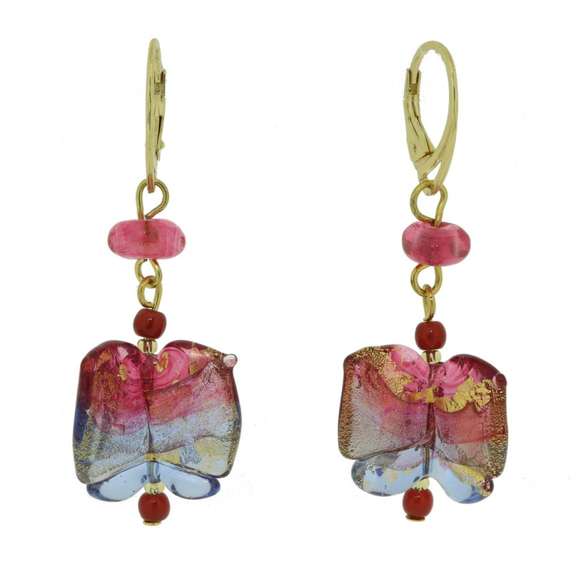 Mariposa - Murano Glass Butterfly Earrings
