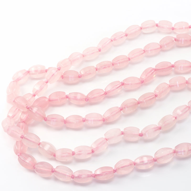 Faceted Rose Quartz Necklace Q14