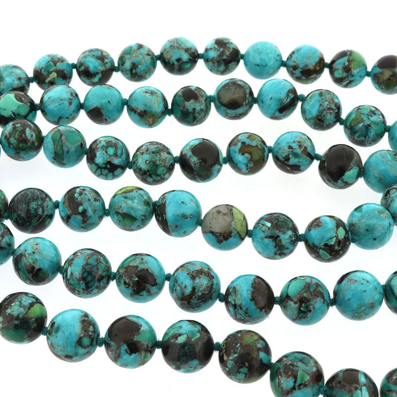 Blue Hubei Turquoise Necklace