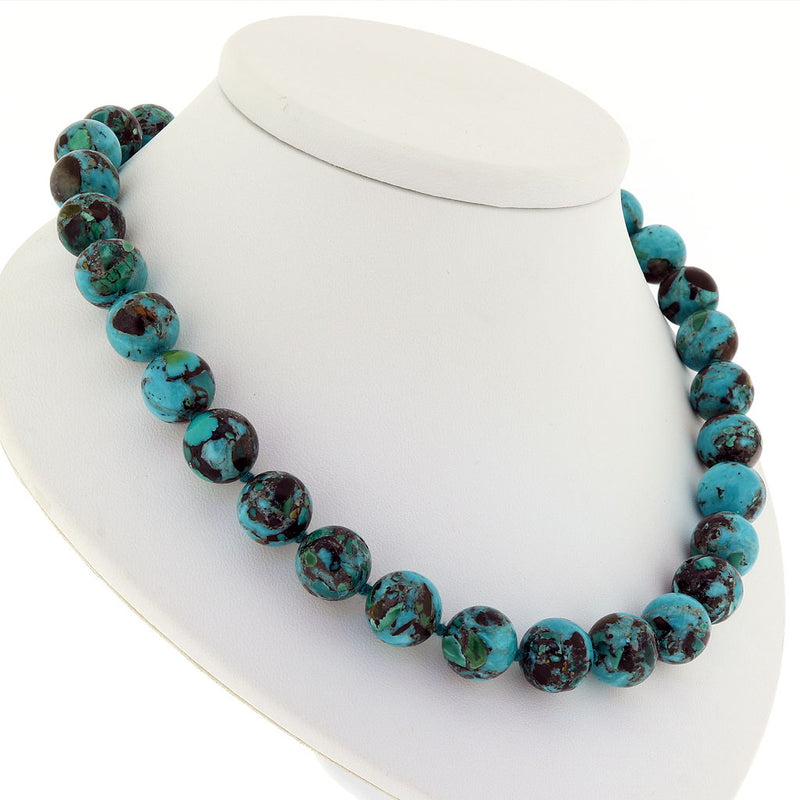 Blue Hubei Turquoise Necklace