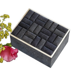Quilted Genuine Shagreen Box