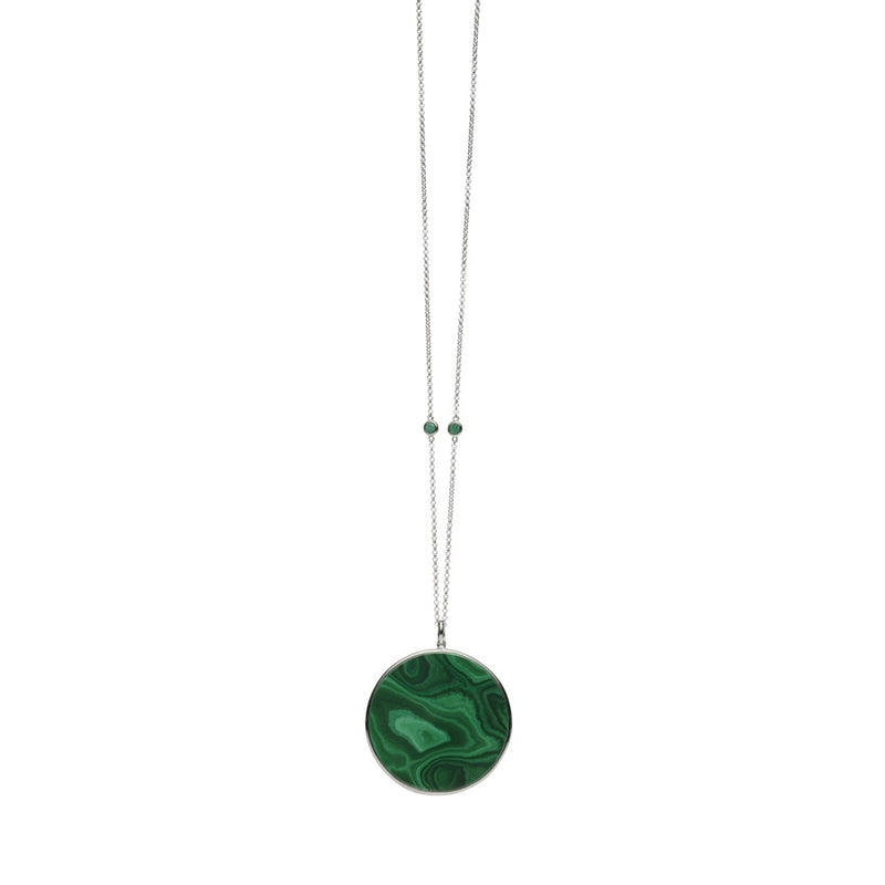 Large Tamara Malachite Pendant