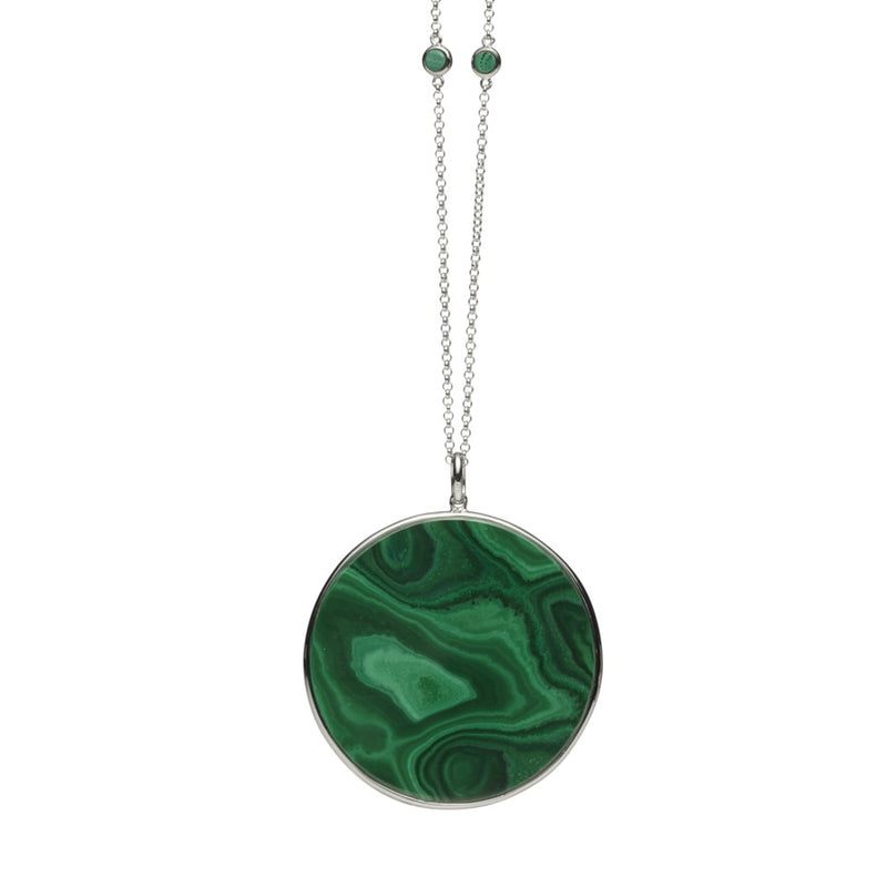 Large Tamara Malachite Pendant