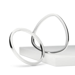 Indus Circular Sterling Silver Bangle
